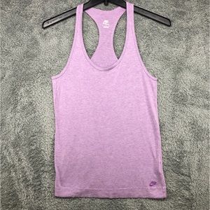 Nike Sportswear Racerback Tank Top Women Size Small Purple